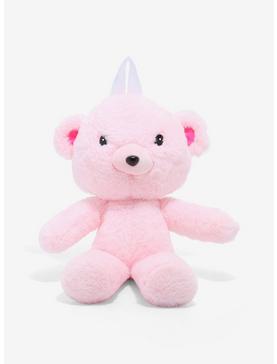 Pink Teddy Bear Plush Backpack, , hi-res