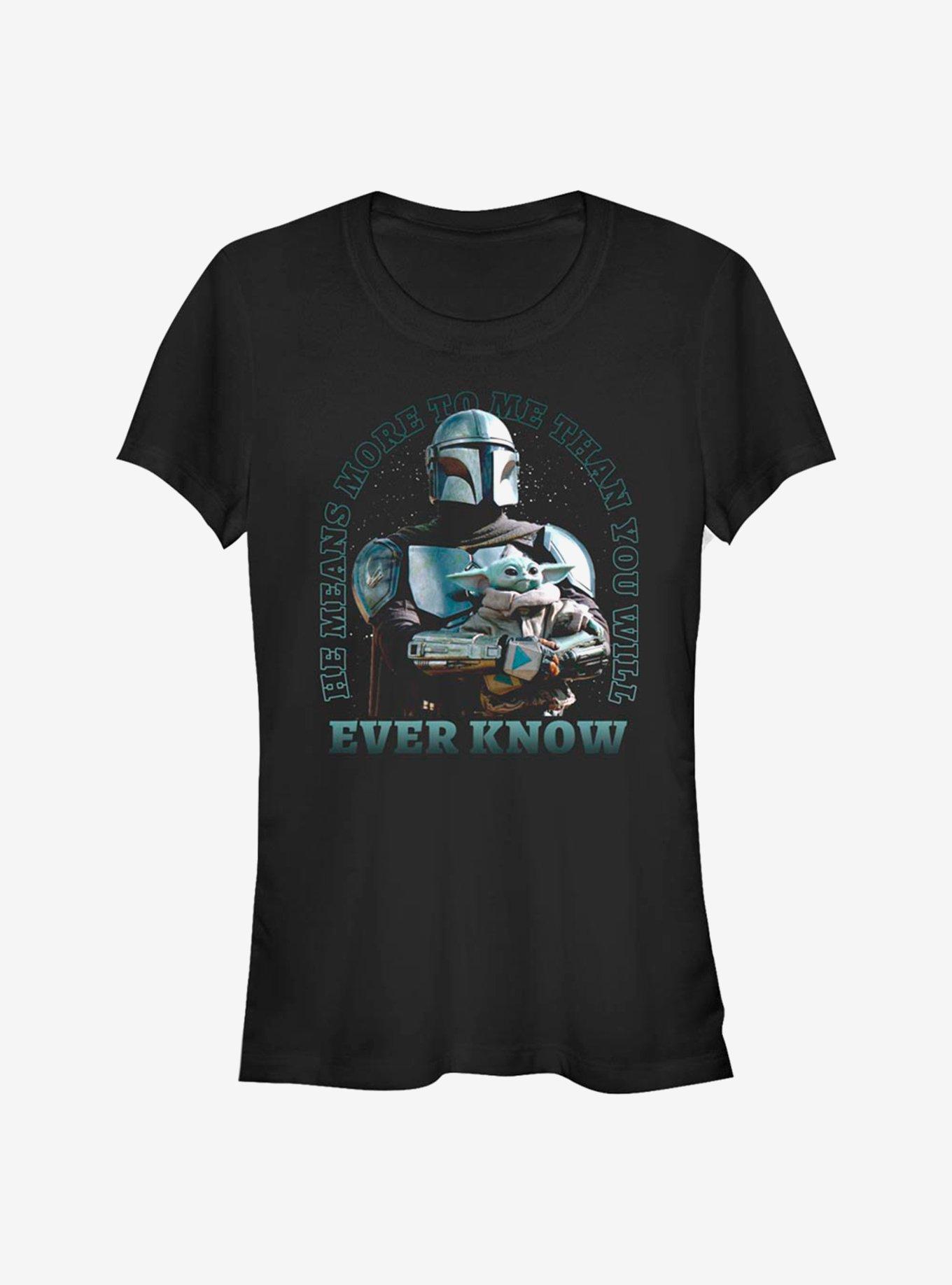 Star Wars The Mandalorian Meaningful The Child Girls T-Shirt, BLACK, hi-res