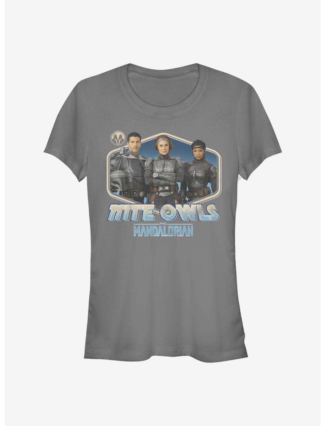 Star Wars The Mandalorian Nite Owls Girls T-Shirt, CHARCOAL, hi-res