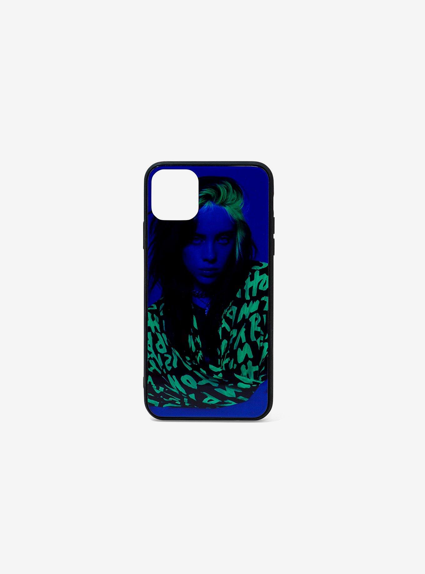 Bille Eilish Neon Portrait iPhone 11 Case, , hi-res