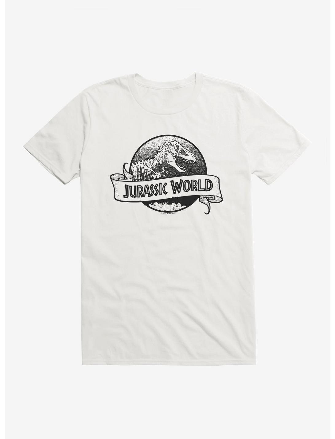 Jurassic World Rockin' Classic Logo T-Shirt, WHITE, hi-res