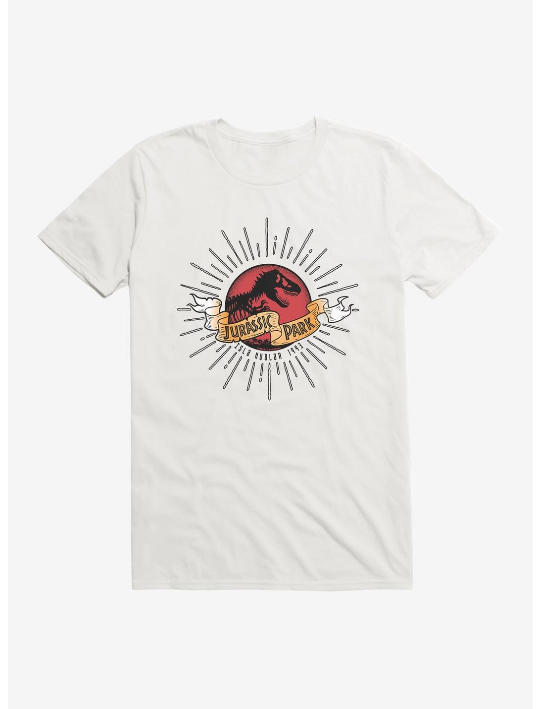 Jurassic World Rockin' Sunburst T-Shirt, WHITE, hi-res