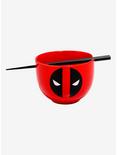 Marvel Deadpool Logo Ramen Bowl with Chopsticks - BoxLunch Exclusive, , hi-res