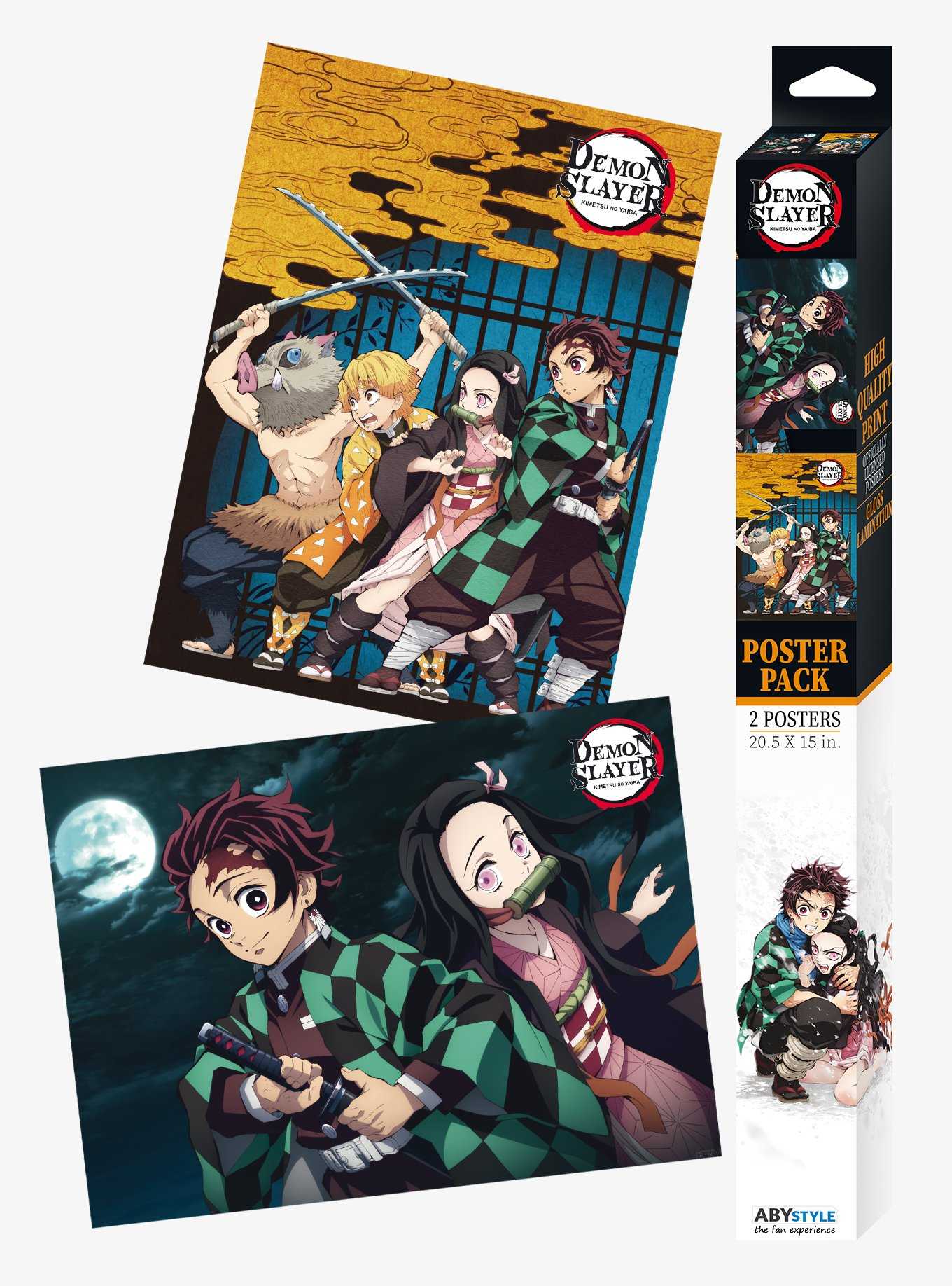 Demon Slayer: Kimetsu No Yaiba Poster Set, , hi-res