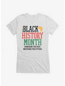 Black History Month Honor The Past Girls T-Shirt, , hi-res