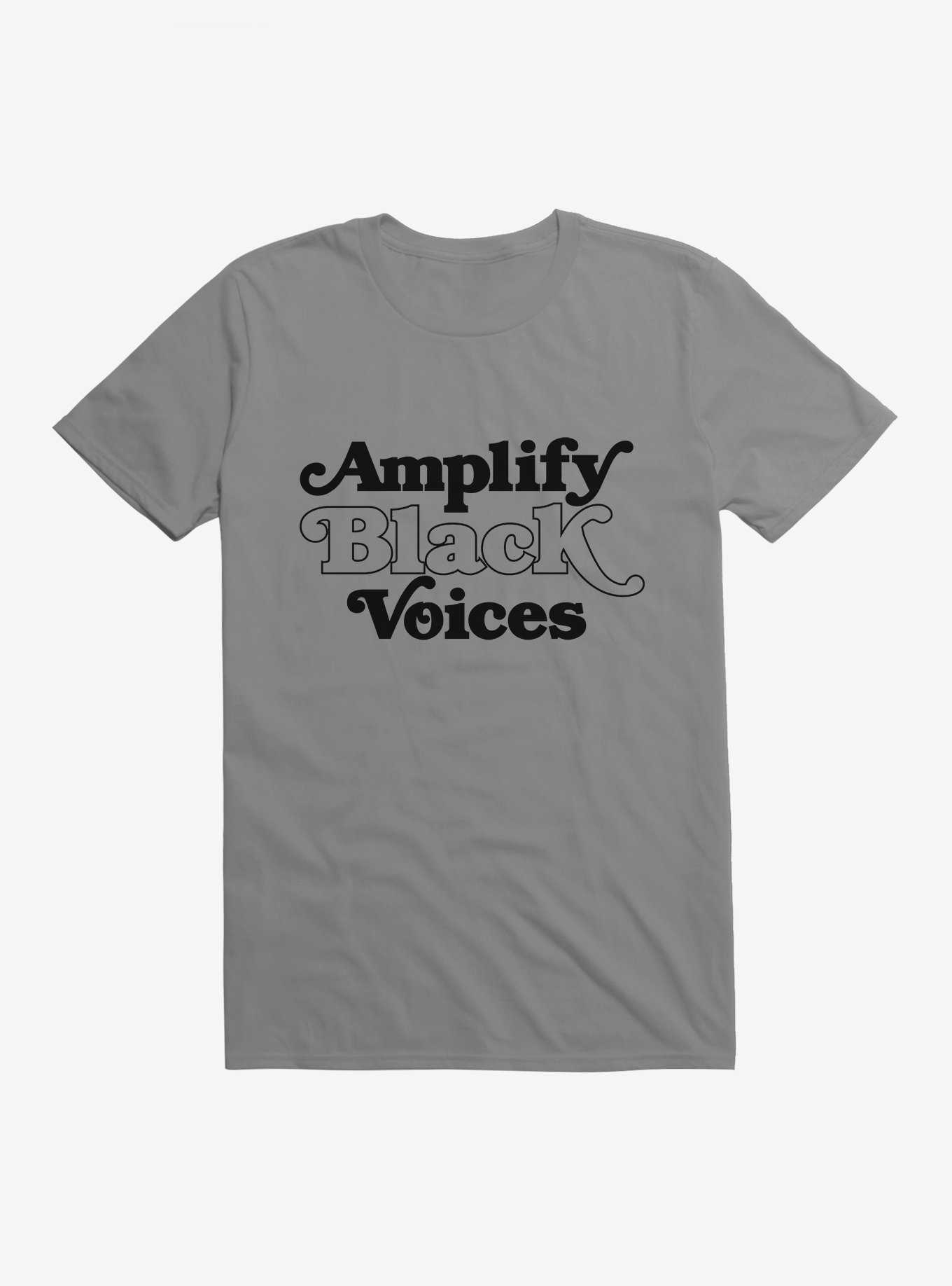 Black History Month Amplify Black Voices T-Shirt, , hi-res