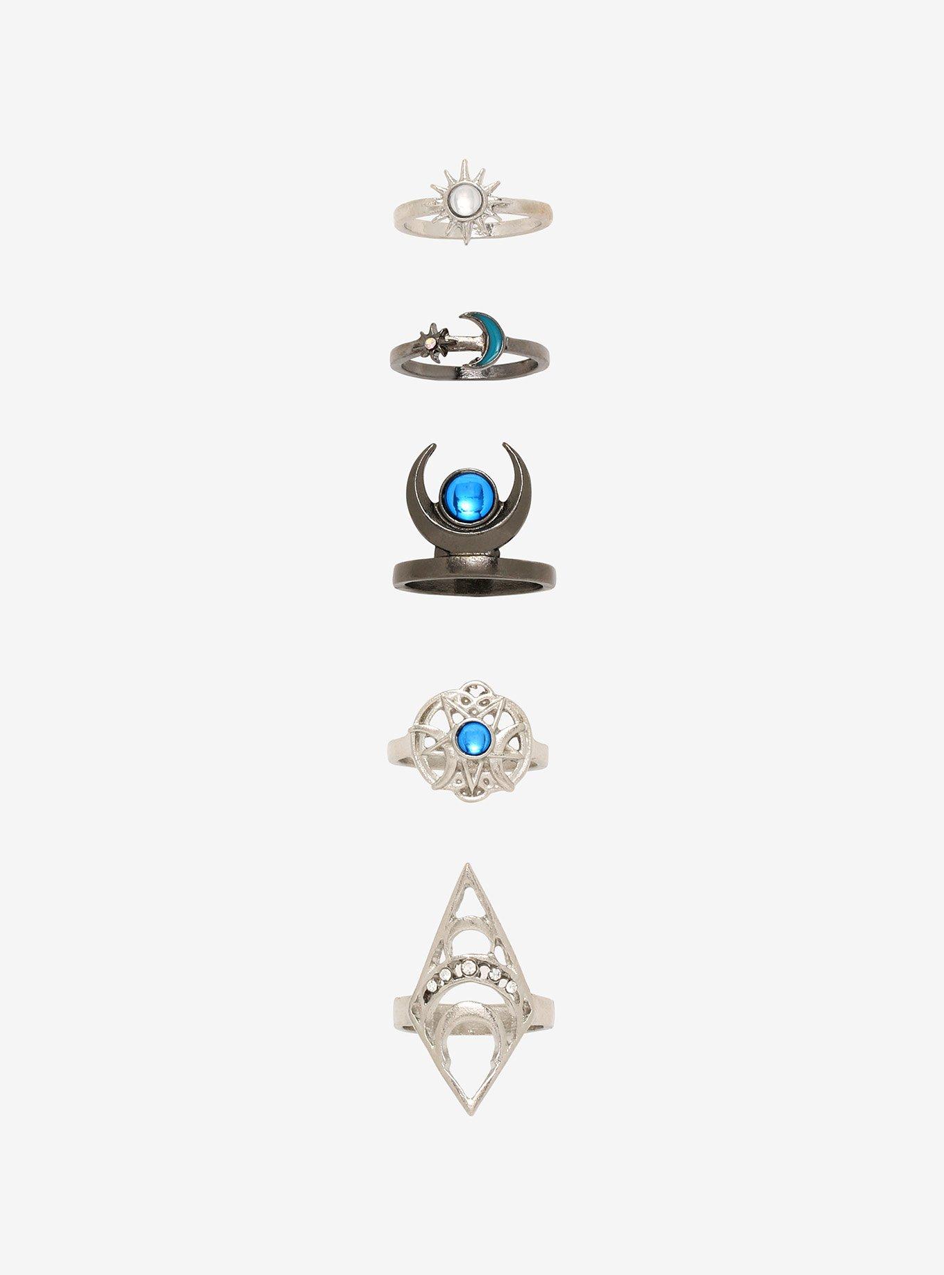 Celestial Blue Gem Ring Set, , hi-res