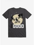 E.T. Be Good Flying Bicycle T-Shirt, DARK GREY, hi-res