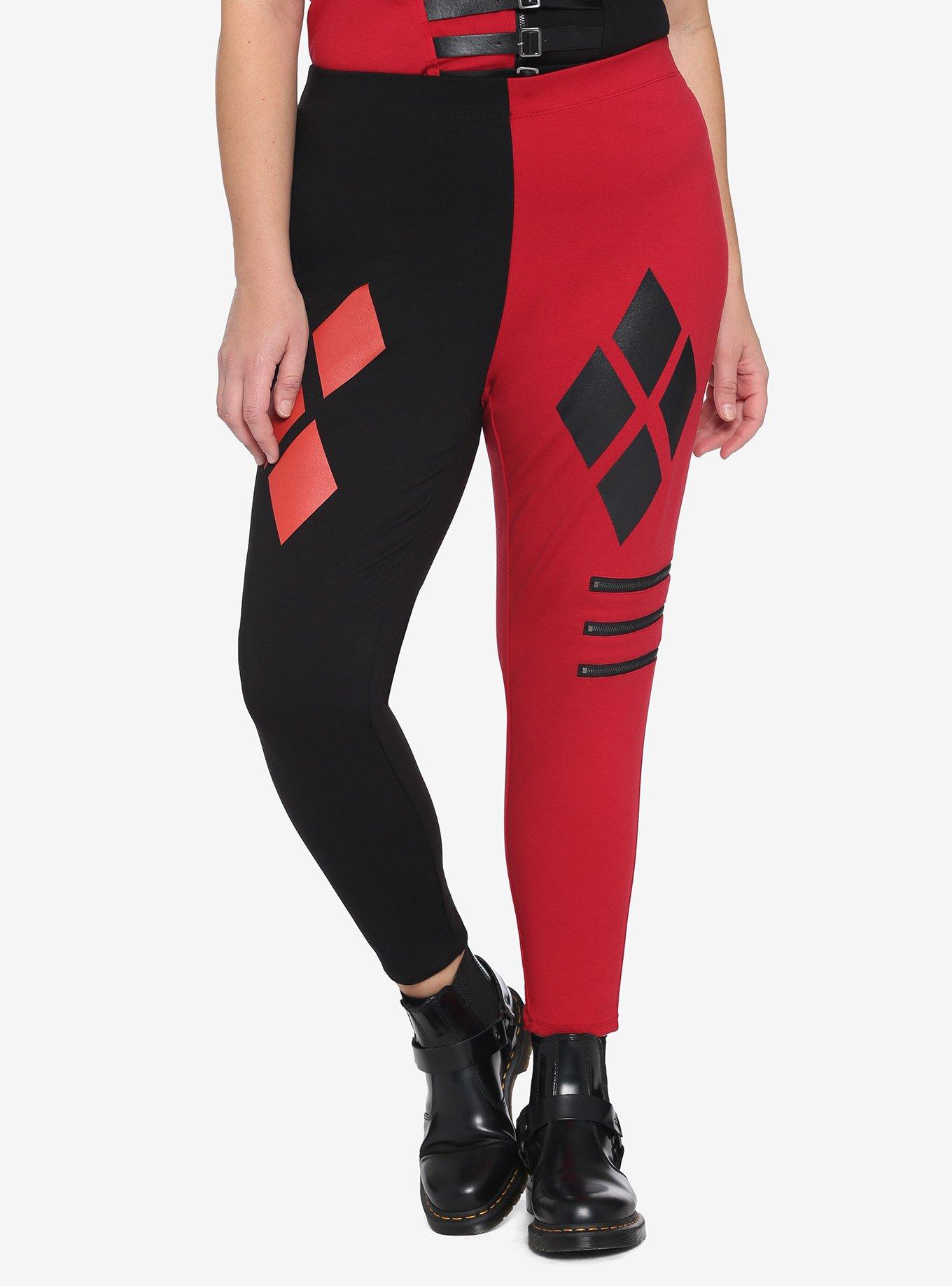 DC Comics The Suicide Squad Harley Quinn Leggings Plus Size, MULTI, hi-res