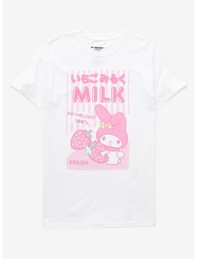 My Melody Strawberry Milk Girls T-Shirt, , hi-res