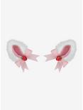 Strawberry Cat Ear Hair Clip Set, , hi-res
