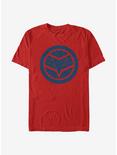 Marvel The Falcon And The Winter Soldier Blue Shield T-Shirt, RED, hi-res