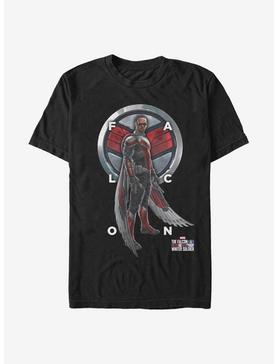 Marvel The Falcon And The Winter Soldier Falcon Grid Text T-Shirt, , hi-res