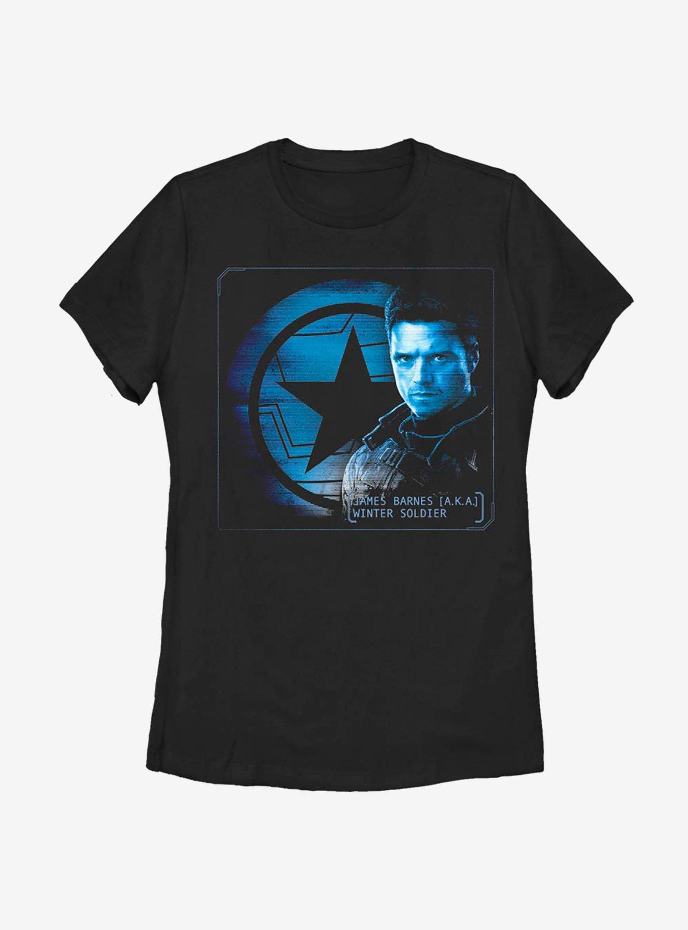 Marvel The Falcon And The Winter Soldier Barnes Shield Womens T-Shirt, , hi-res