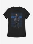 Marvel The Falcon And The Winter Soldier Repeating Womens T-Shirt, BLACK, hi-res