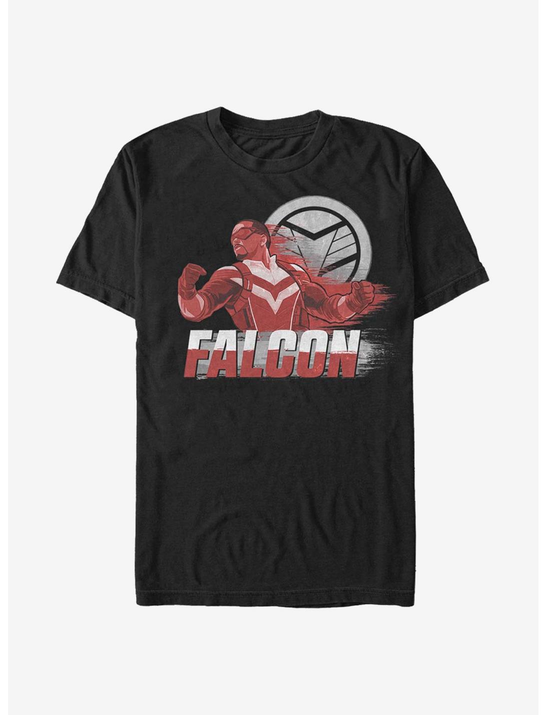 Marvel The Falcon And The Winter Soldier Falcon Speed T-Shirt, BLACK, hi-res