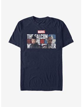 Marvel The Falcon And The Winter Soldier Logo Fill T-Shirt, , hi-res