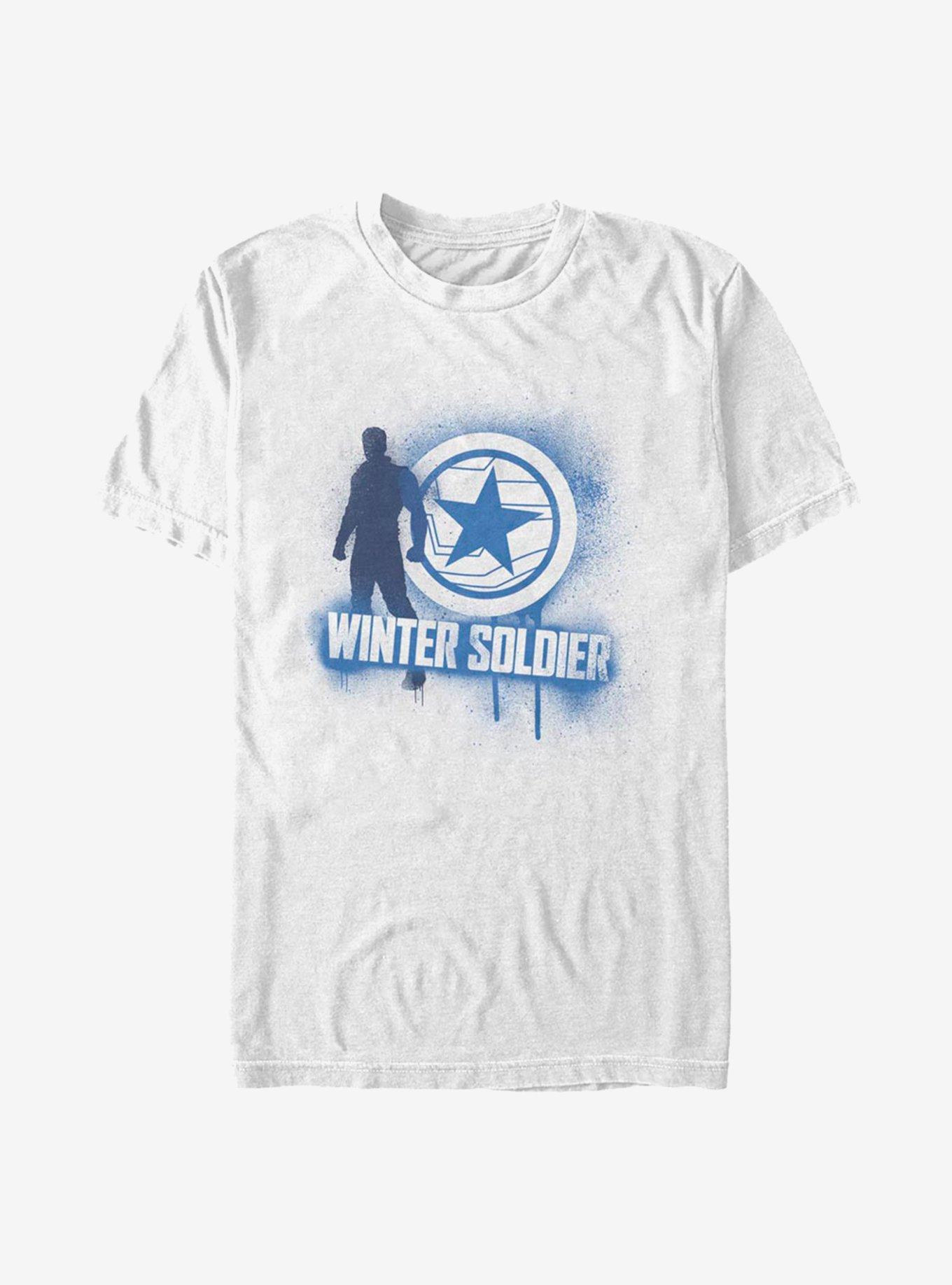 Marvel The Falcon And The Winter Soldier Spray Paint T-Shirt, , hi-res