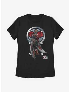 Marvel The Falcon And The Winter Soldier Falcon Grid Text Womens T-Shirt, , hi-res