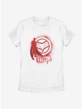 Marvel The Falcon And The Winter Soldier Falcon Spray Paint Womens T-Shirt, WHITE, hi-res