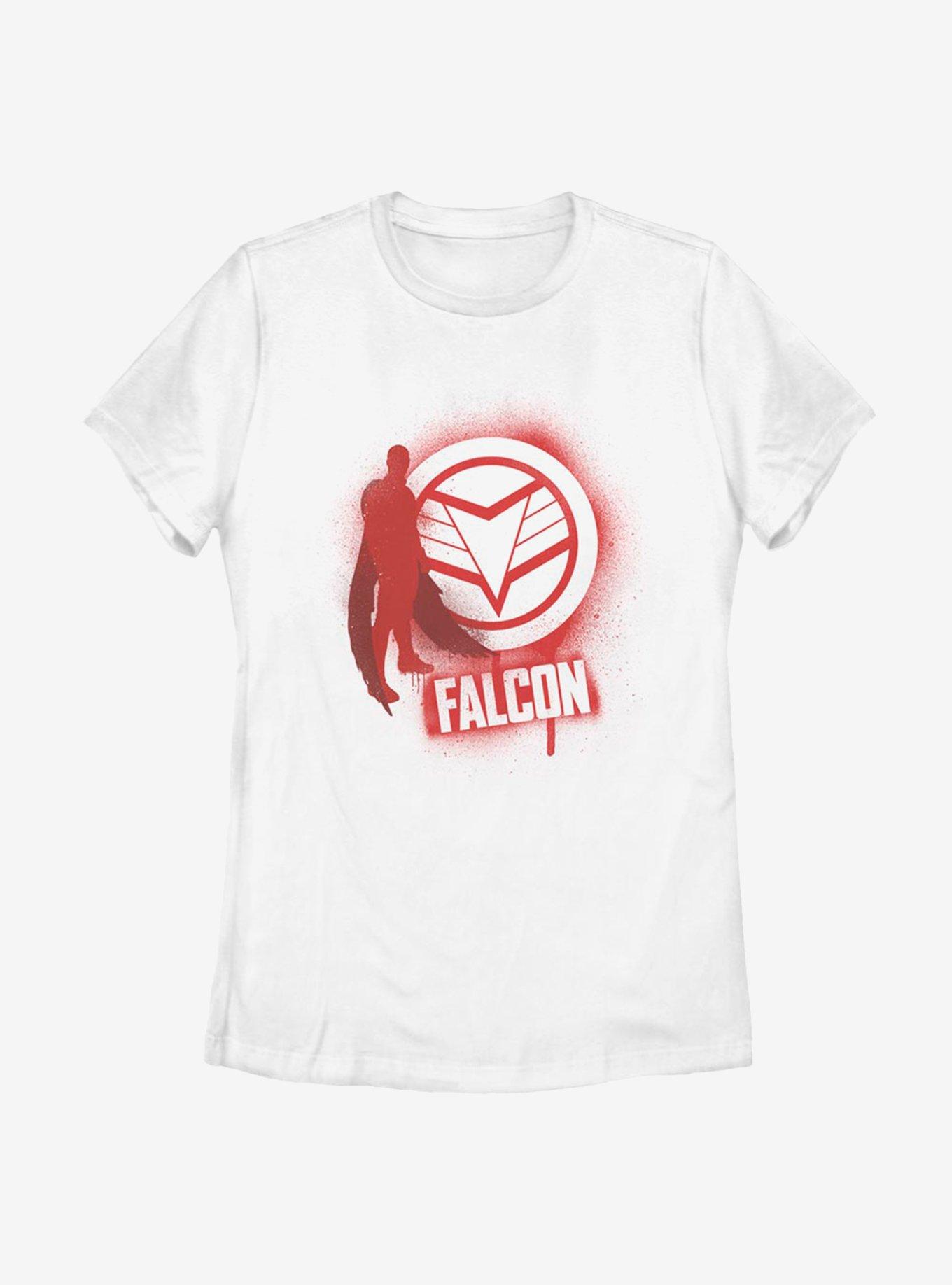 Marvel The Falcon And The Winter Soldier Falcon Spray Paint Womens T-Shirt, , hi-res