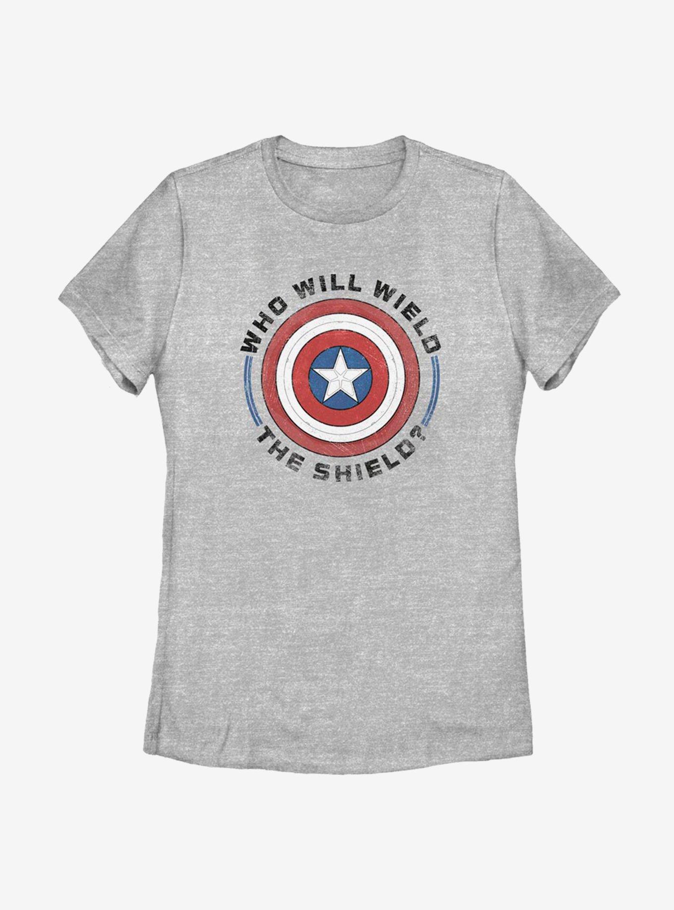 Marvel The Falcon And The Winter Soldier Wield Shield Womens T-Shirt, , hi-res
