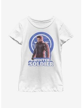 Plus Size Marvel The Falcon And The Winter Soldier Distressed Bucky Youth Girls T-Shirt, , hi-res