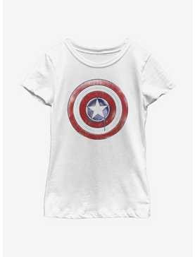 Marvel The Falcon And The Winter Soldier Paint Shield Youth Girls T-Shirt, , hi-res
