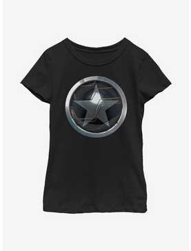 Marvel The Falcon And The Winter Soldier Logo Youth Girls T-Shirt, , hi-res