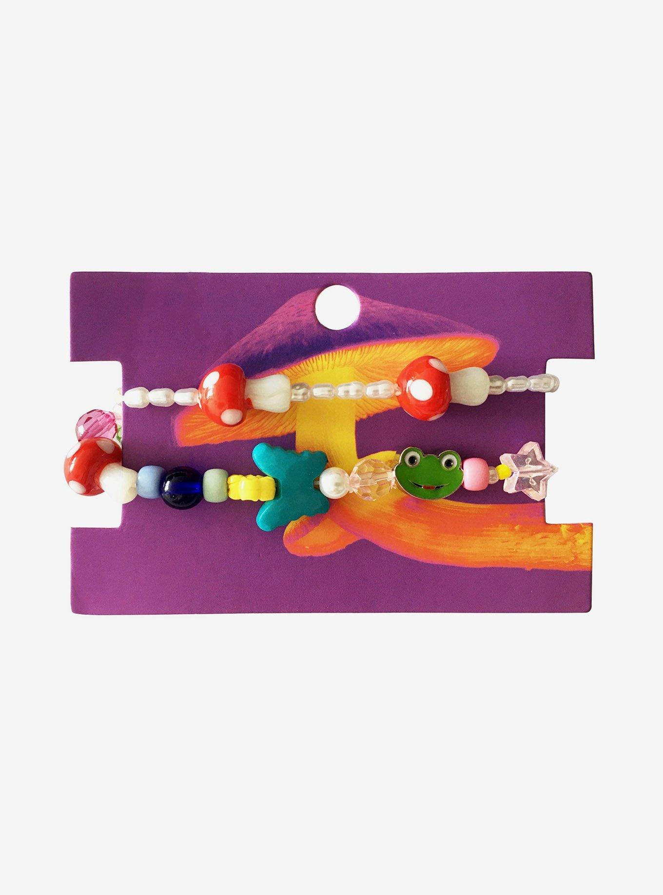 Woodland Mushroom Colorful Bracelet Set, , hi-res