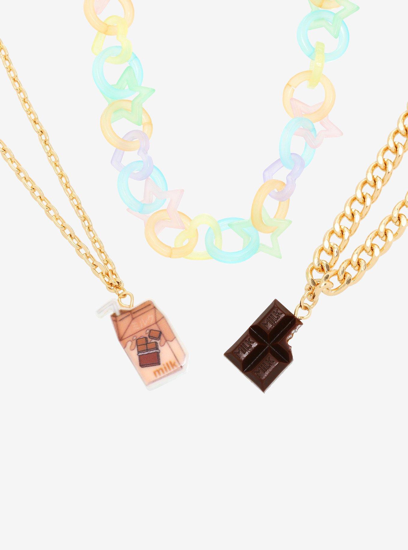Pastel Chocolate Choker Set, , hi-res