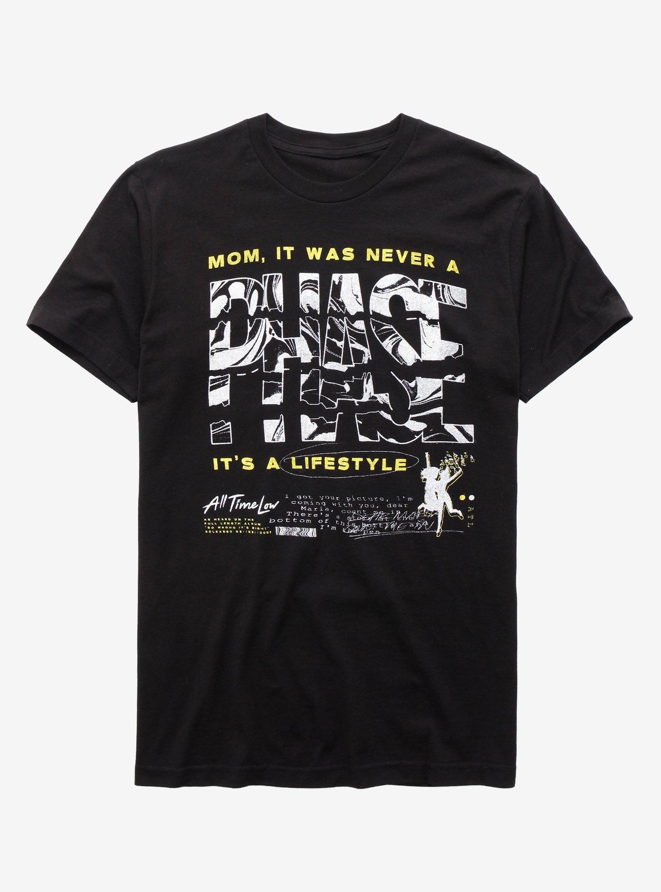 All Time Low Mom, It Was Never A Phase T-Shirt