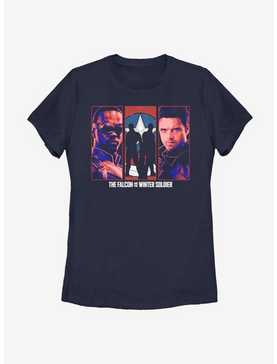 Marvel The Falcon And The Winter Soldier Group Womens T-Shirt, , hi-res