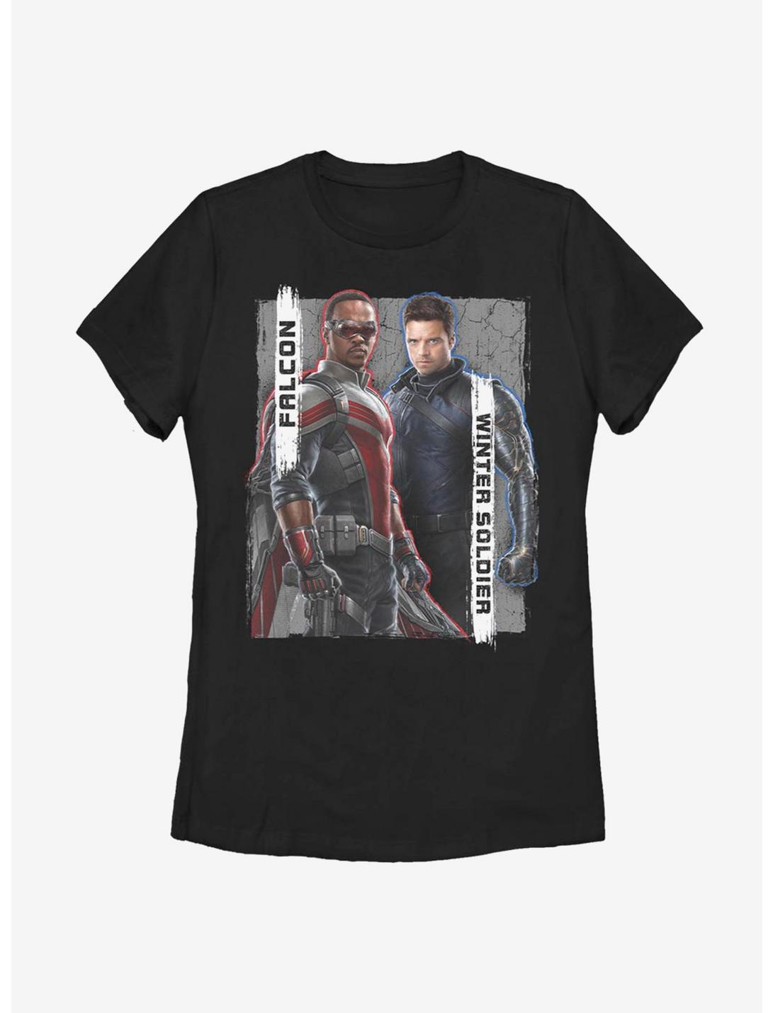 Marvel The Falcon And The Winter Soldier New Team Womens T-Shirt, BLACK, hi-res