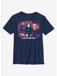 Marvel The Falcon And The Winter Soldier Group Youth T-Shirt, NAVY, hi-res