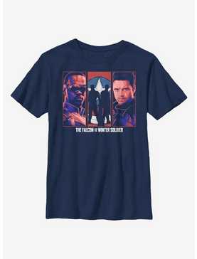 Marvel The Falcon And The Winter Soldier Group Youth T-Shirt, , hi-res