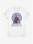 Marvel The Falcon And The Winter Soldier Distressed Bucky Womens T-Shirt, WHITE, hi-res