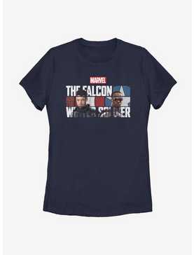 Marvel The Falcon And The Winter Soldier Logo Fill Womens T-Shirt, , hi-res