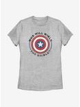 Marvel The Falcon And The Winter Soldier Wield Shield Womens T-Shirt, ATH HTR, hi-res