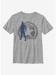 Marvel The Falcon And The Winter Soldier Simple Youth T-Shirt, ATH HTR, hi-res
