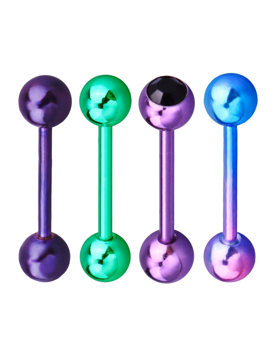 Steel Blue Purple Ombre Barbell 4 Pack, , hi-res