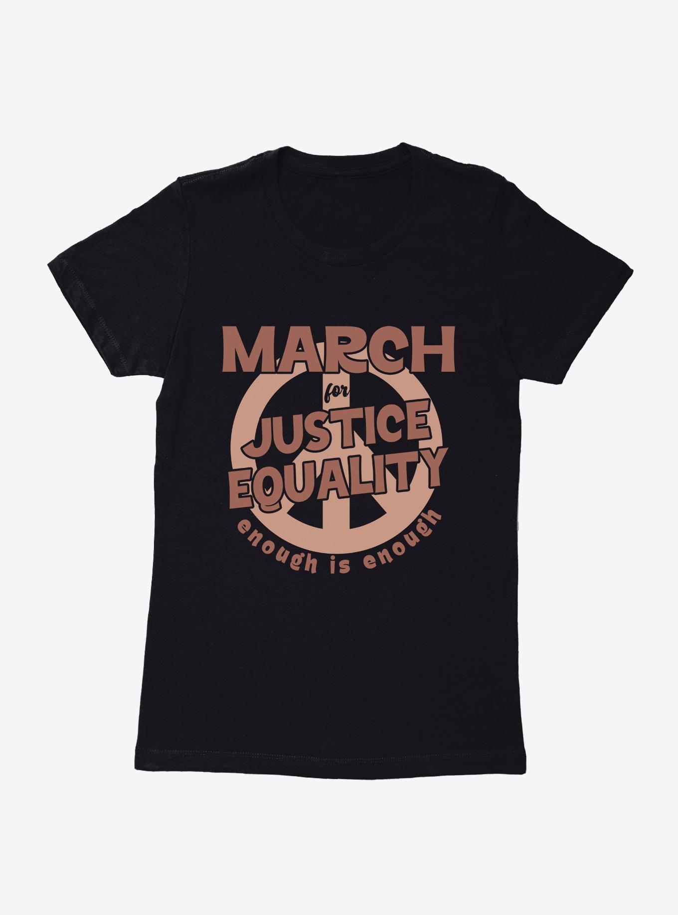Black History Month March For Equality Womens T-Shirt, , hi-res