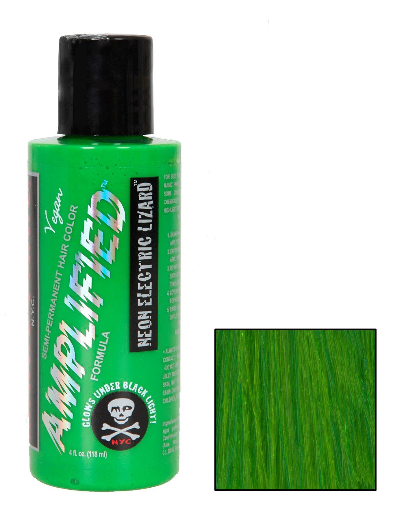 Manic Panic Amplified Semi-Permanent Hair Color, Electric Lizard - 4 oz