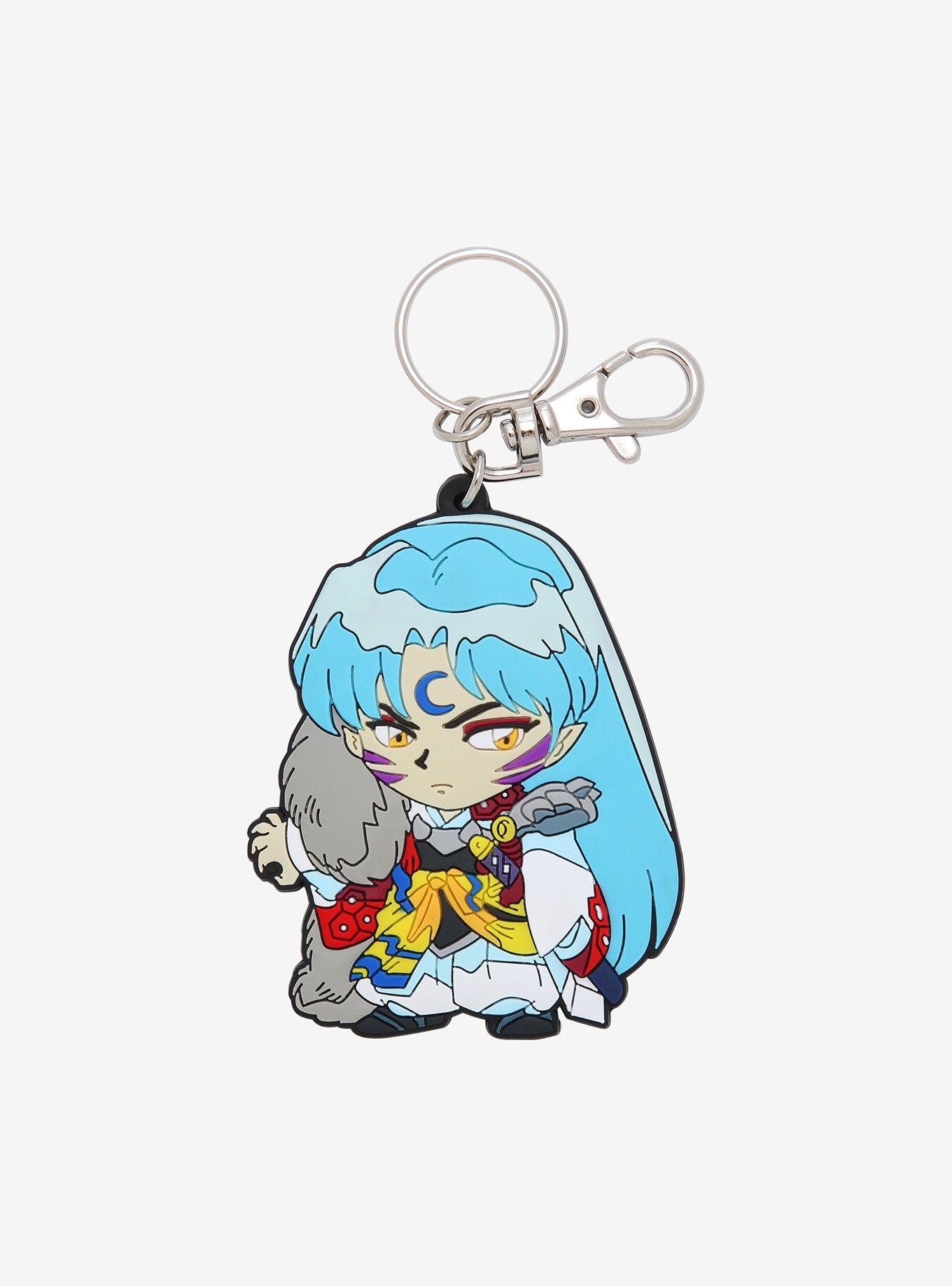 InuYasha Sesshomaru Chibi Rubber Key Chain, , hi-res