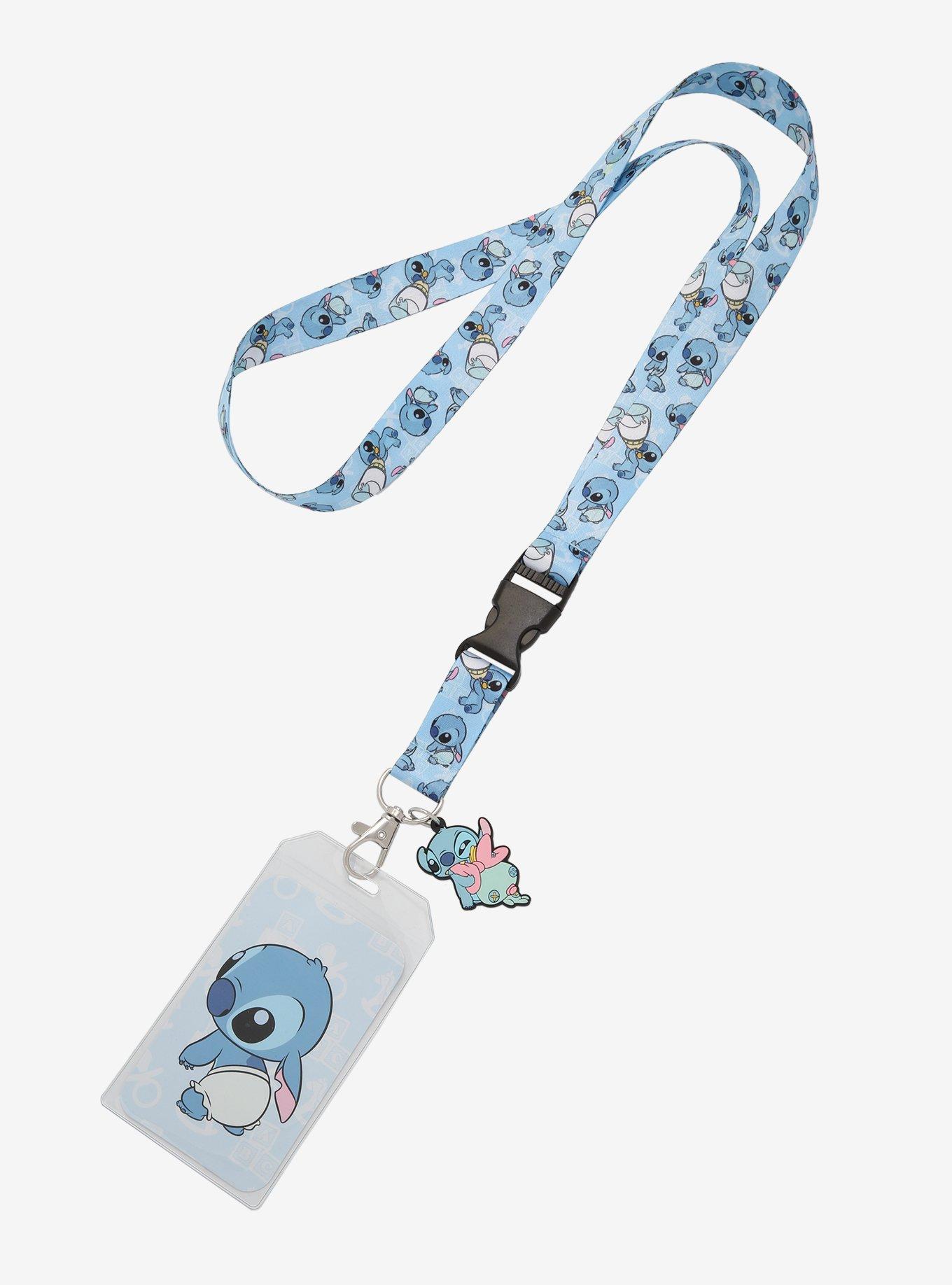 2 pcs Lilo & Stitch Lanyard, Card Holders with Neck Lanyards