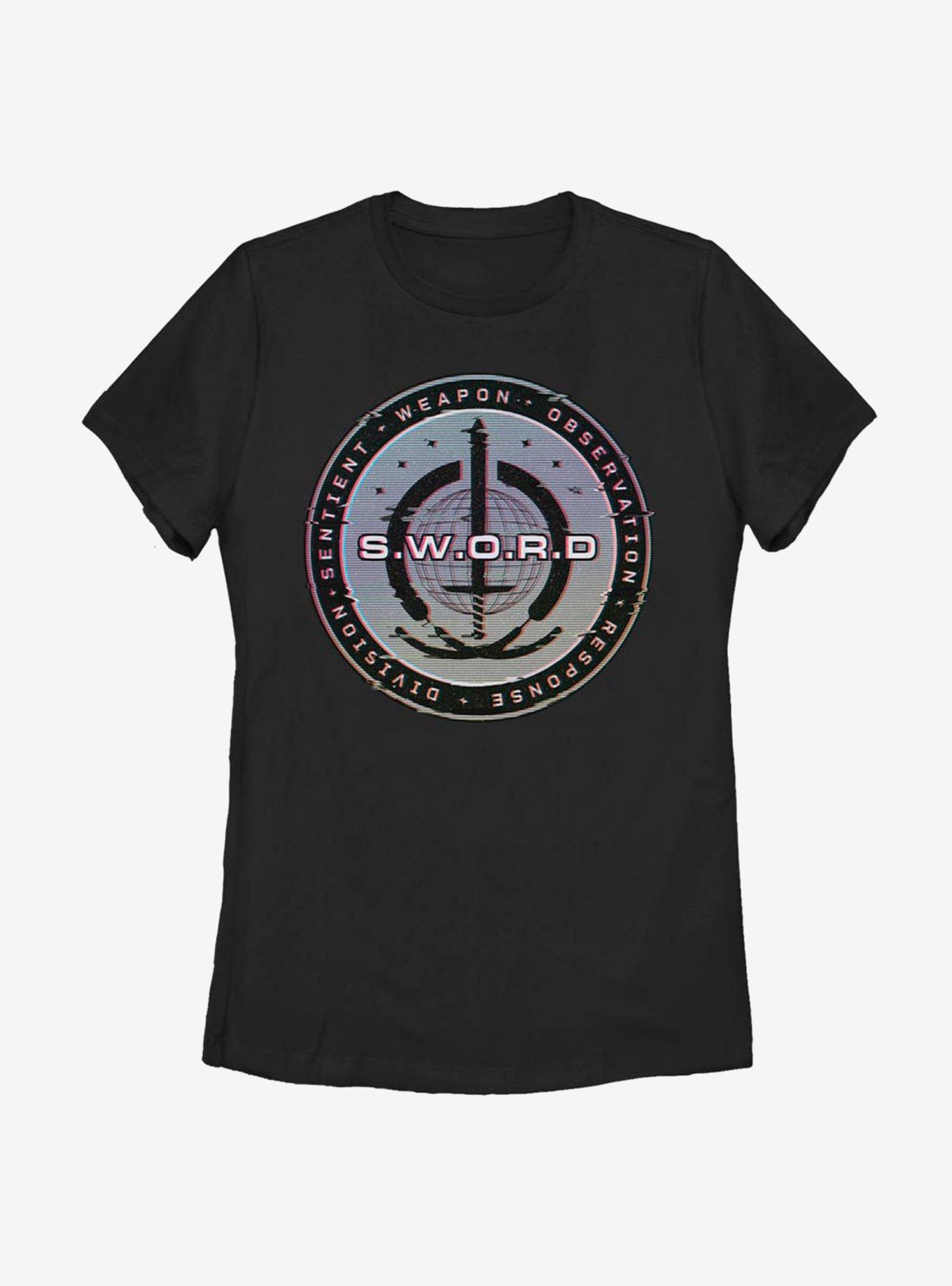 Marvel WandaVision S.W.O.R.D Digital Logo Womens T-Shirt, , hi-res