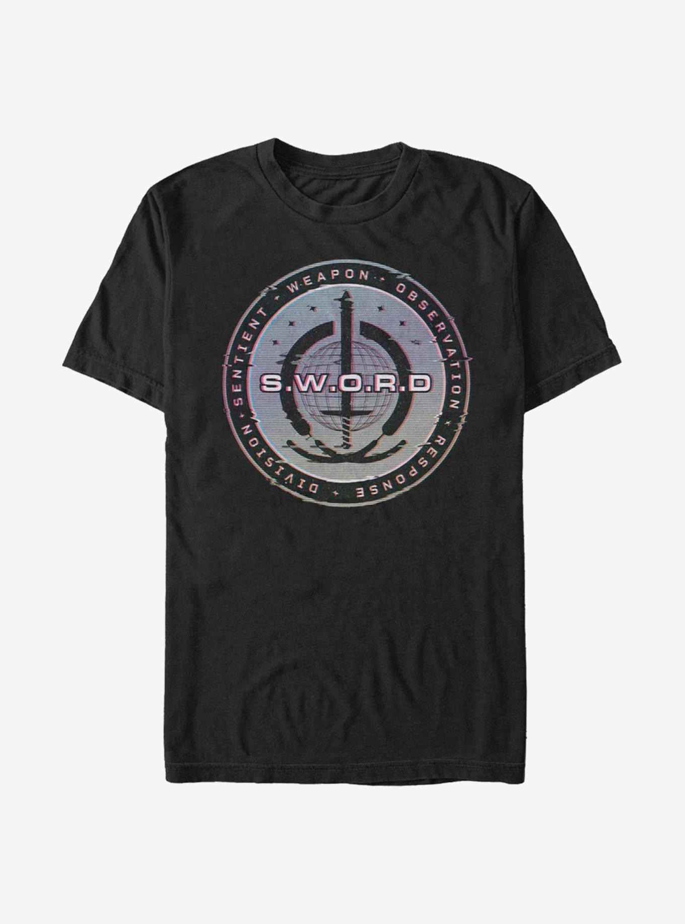 Marvel WandaVision S.W.O.R.D Digital Logo T-Shirt, , hi-res