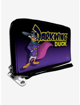 Disney Darkwing Duck Purple Fade Zip Around Wallet, , hi-res