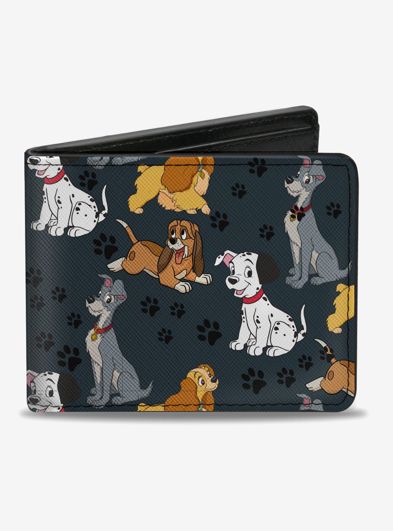 Disney Dogs Collage Paws Bifold Wallet, , hi-res