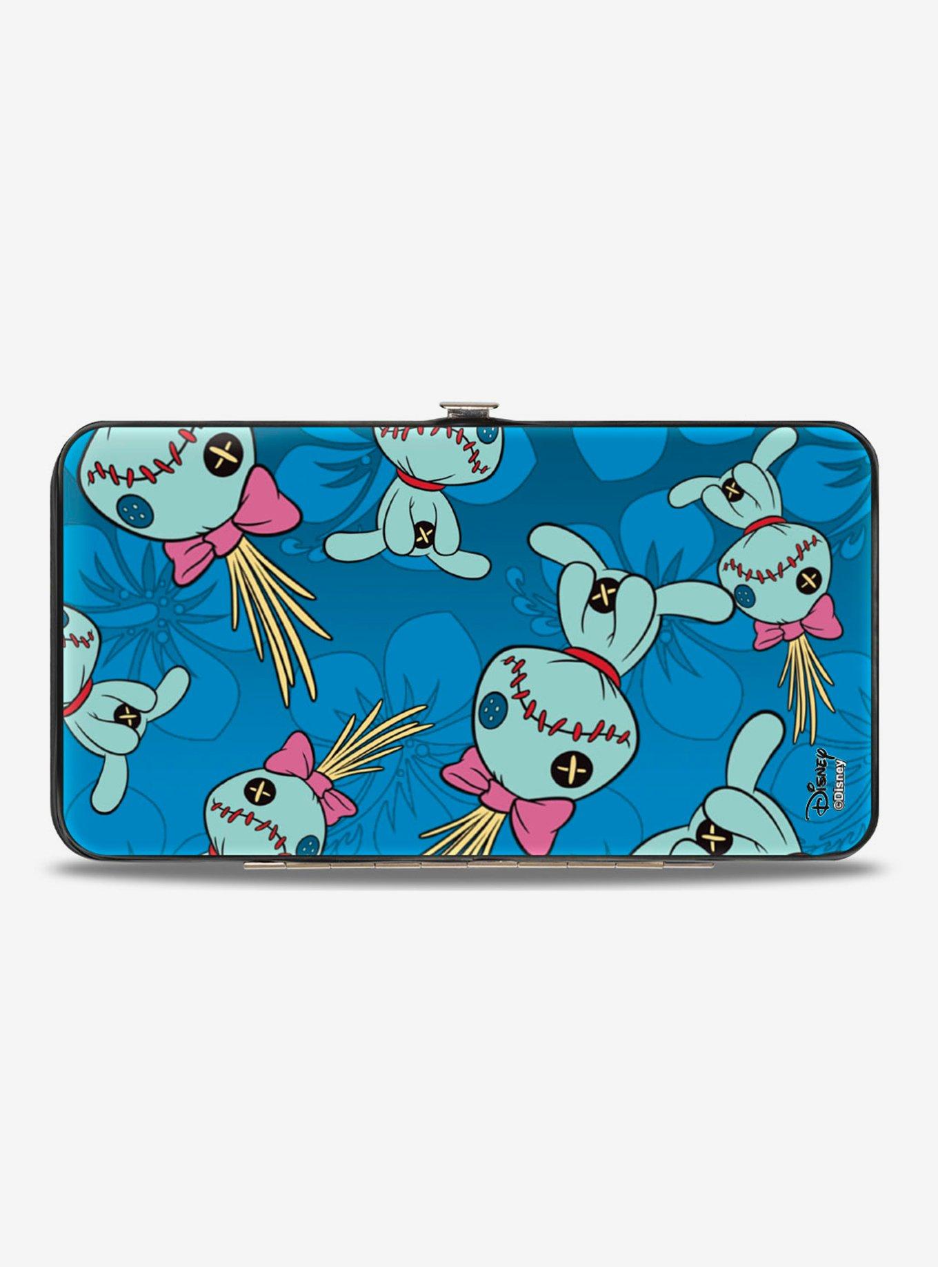 Disney Lilo & Stitch Scrump Hibiscus Hinge Wallet, , hi-res